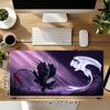 1Pc Dragon Phoenix Flight Gaming Mouse Pad Keyboard Desk Mat Non-slip Rubber Lock Edge Waterproof Computer Mousepad for Office Home Decor Ey142