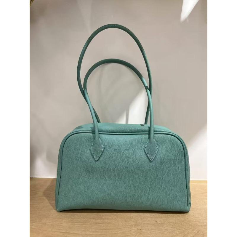 Of Genuine Leather 2026 New Minimalist Style Boston Pillow Bag Large Capacity Cowhide Armpit Tote Bag Shoulder Bag Small Bag