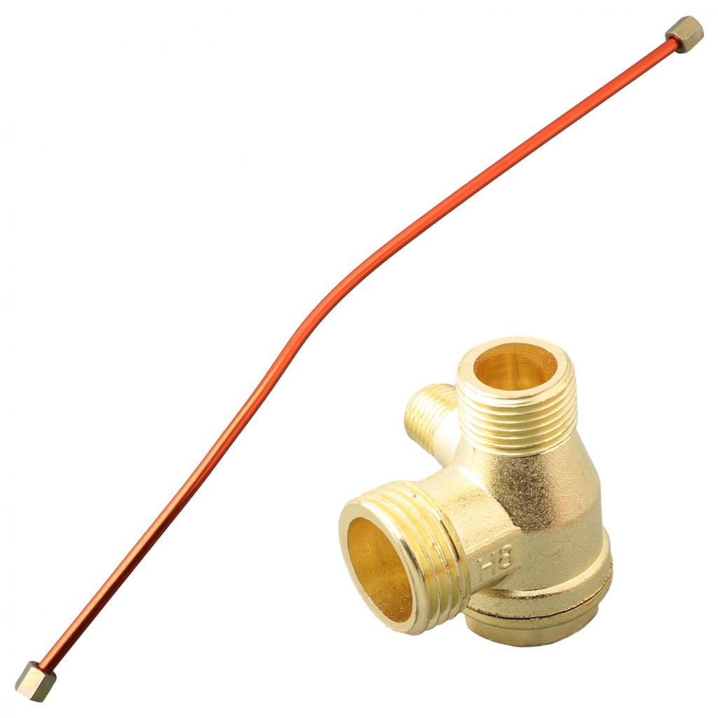 1*Air Compressor Check Valve +1*Air Compressor Tube For Air Compressor Parts