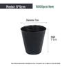 Nutrient Seedling Tray: Disposable Black Plastic Cup for Gardening and Planting Flowers or Vegetables
