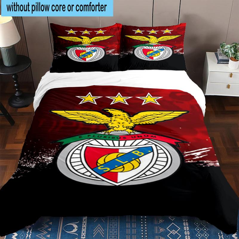 3PCS Football Club Eagle 3pcs Bedding,Including 3PCS Duvet Cover And 2pcs Pillowcases Perfect for Christmas,Ideal for Bedroom, Dormitory