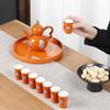 Chaxun Chinese Style Ceramic Liquor Set with Decanter and Cups
