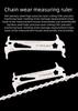 Portable 6-in-1 Bicycle Chain Gauge New Design Multitool for Road Bike Bolt Measurement Wear Gauge Tool