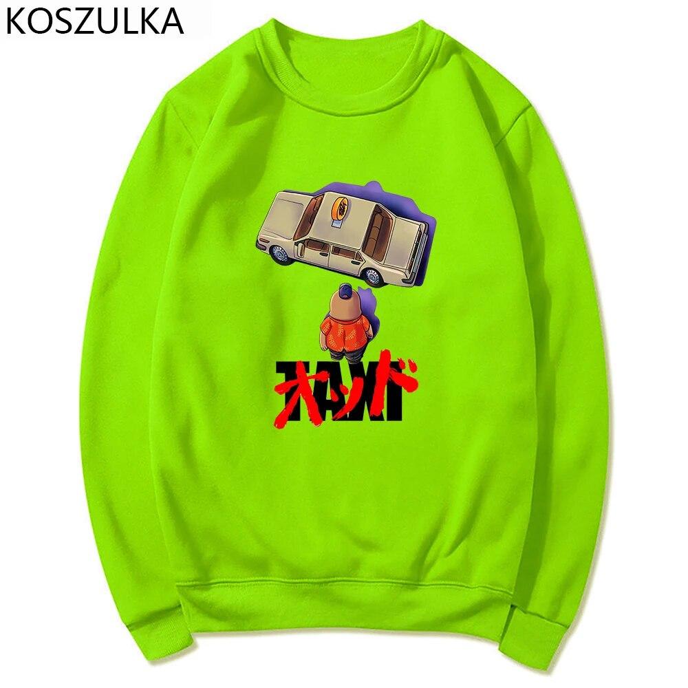 

Толстовка с капюшоном Odd Taxi, популярные аниме толстовки в стиле Харадзюку, винтажные топы, большой свитшот унисекс, готическая одежда с круглым вырезом, унисекс 3XL