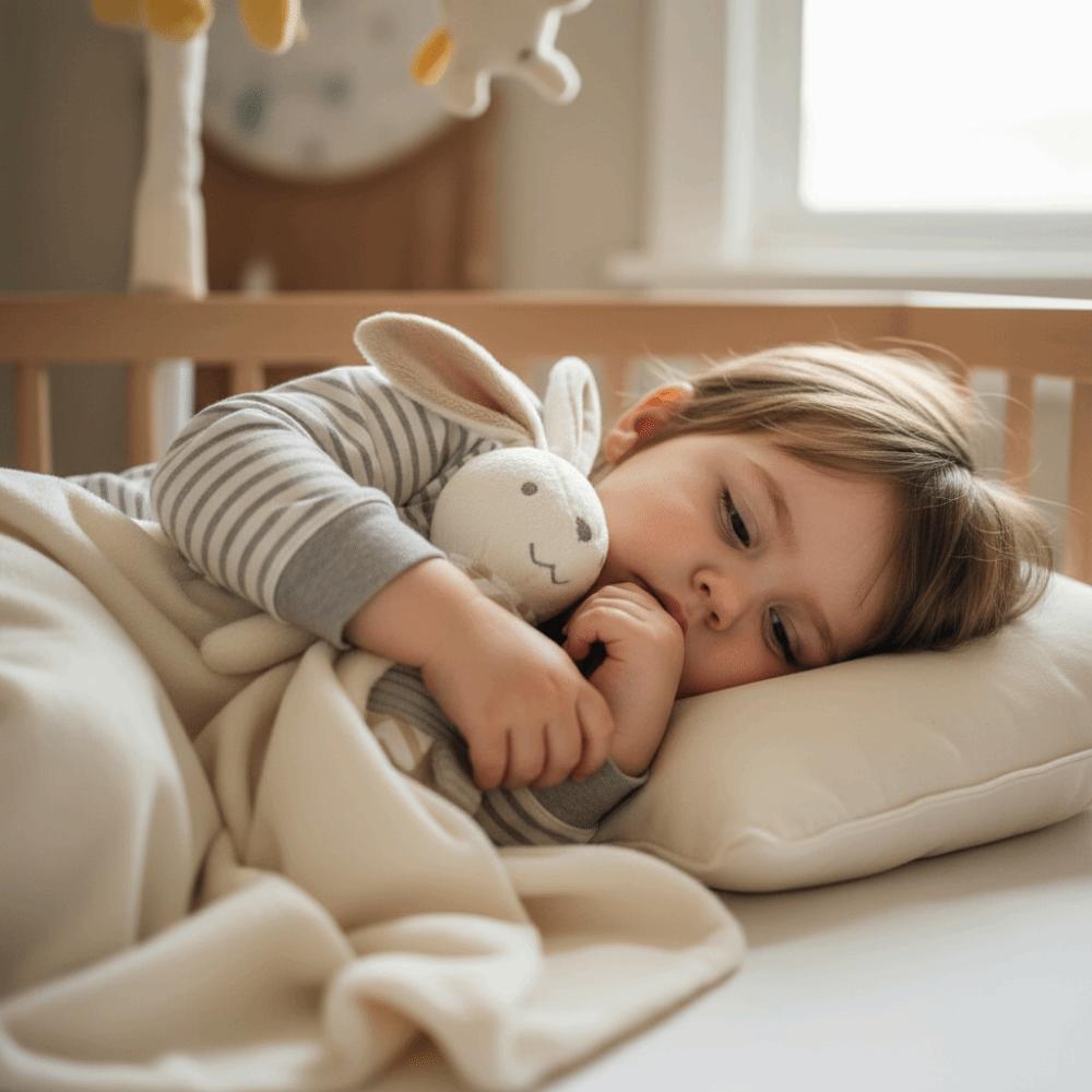 Square Shape Rabbit Square Blanket Cute Embroidery Infant Saliva Towel Infant Use