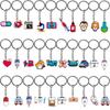 Medical & Nursing Series Cartoon Keychain - Soft PVC Rubber Pendant for Backpack Decoration