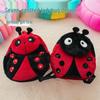 Seven-Spot Ladybug Plush Backpack for Kids - Cartoon Animal Doll