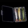 3 Sets Multi-Section Fish Artificial Hard Bait Crank Lure Loach Luya Simulation Bionic Beak Bait Hooks Stainless Steel Boxed