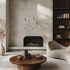6Pcs/Set Octagonal Starburst Decor Star Shape Wall Hanging Decor Star Art Wall Sculpture  Home Decor