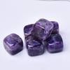Amethyst Whiskey Stones Chilling Crystal Ice Cubes for Drinks Whiskey Rocks 0.7-0.8" Wine Cubes Gifts for Women Set of 6