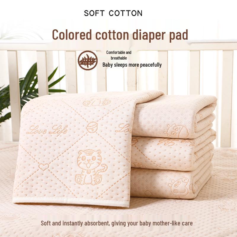 Waterproof Washable Cotton Baby Diaper & Menstrual Pad - Leakproof, Breathable, Reusable, and Incontinence-friendly.