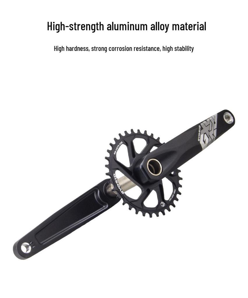 EVOSID Bicycle Hollow Crankset 10/11 Speed MTB Single GX Chainring