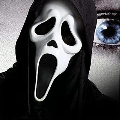 Schreiende Geistergesichts-Kopfmaske, Halloween-Maske, Vollkopfmasken für Cosplay