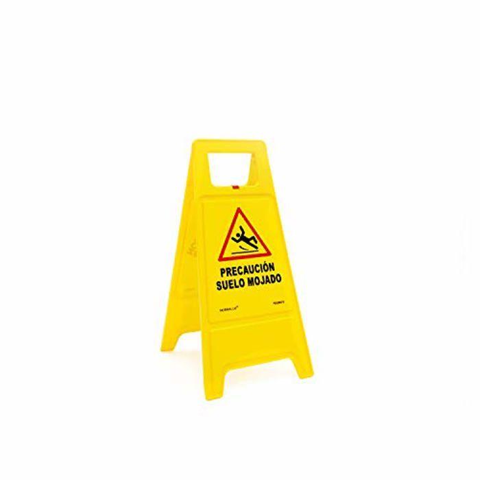 Panneau De Précaution - Normaluz - RD30070 - Sol Mouillé - Plastique - 62 Cm - Jaune