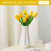 3PCS Artificial Tulip Bouquet Real Touch Long Stem Flowers for Wedding Garden Decor Home Vase Centerpiece Mother's Day Gift