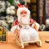 Sitting Home Decoration Kids Toys Christmas Tree Accessories Desktop Santa Claus Doll Xmas Ornament