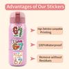 50Pcs Luggage Stickers Number 6 7 Waterproof Decorative Reusable Stickers Residue-Free Removable Stickers Travel Accessories