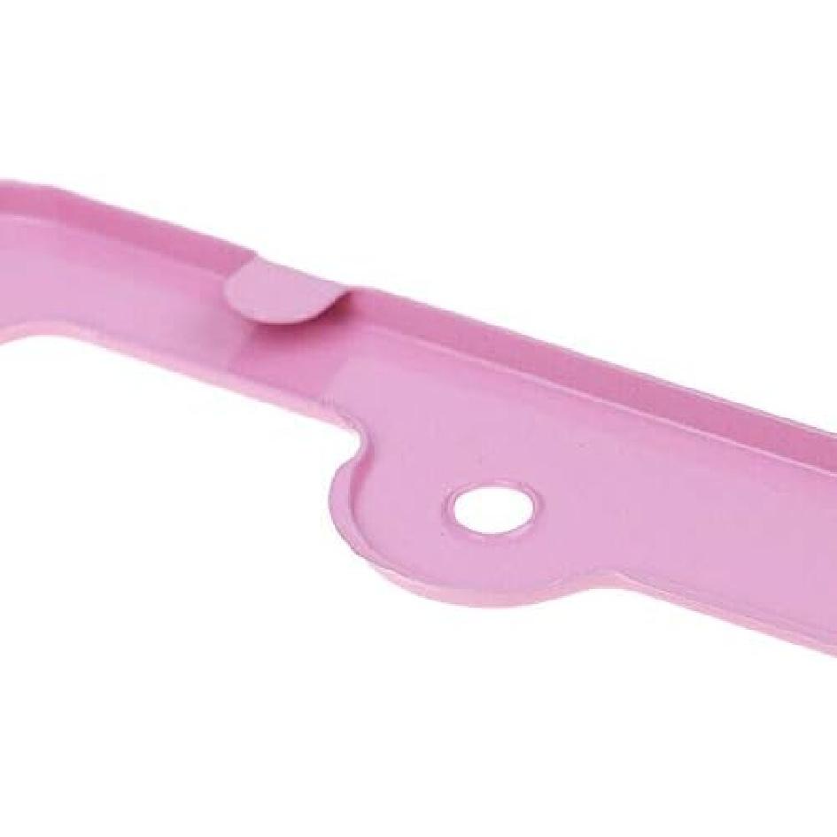 Pink License Plate Frame, 2 PCS License Plate Holder, Universal American Auto License Plate Frame Rust-Proof, Rattle-Proof, Weather-Proof