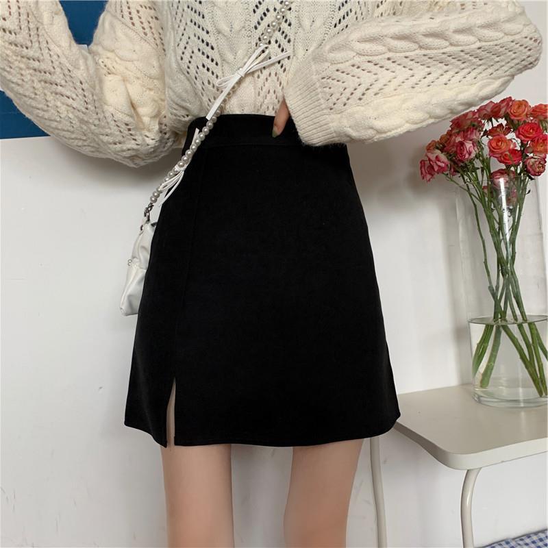 Women's High-Waist A-Line Slit Culottes - Sexy, Casual, Summer-Ready Short Skirt