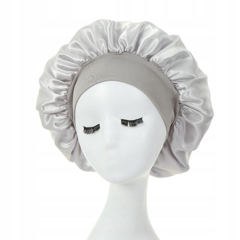 Hair Drying Cap Towel For Overnight After Bathing Gray