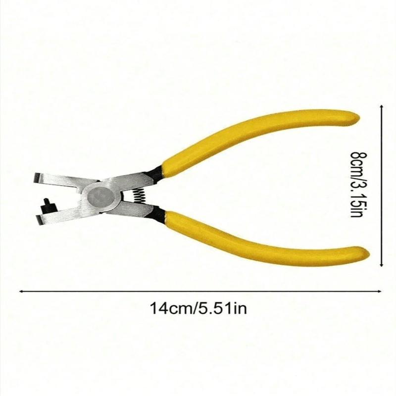 1 Stück 2mm Universelle Uhrenarmbandzange, Lochstanze für Armbänder, Lochwerkzeug, Ösenstanzmaschine für Anhänger, Uhrenarmbandstanze, Schulanfang, Schulbedarf