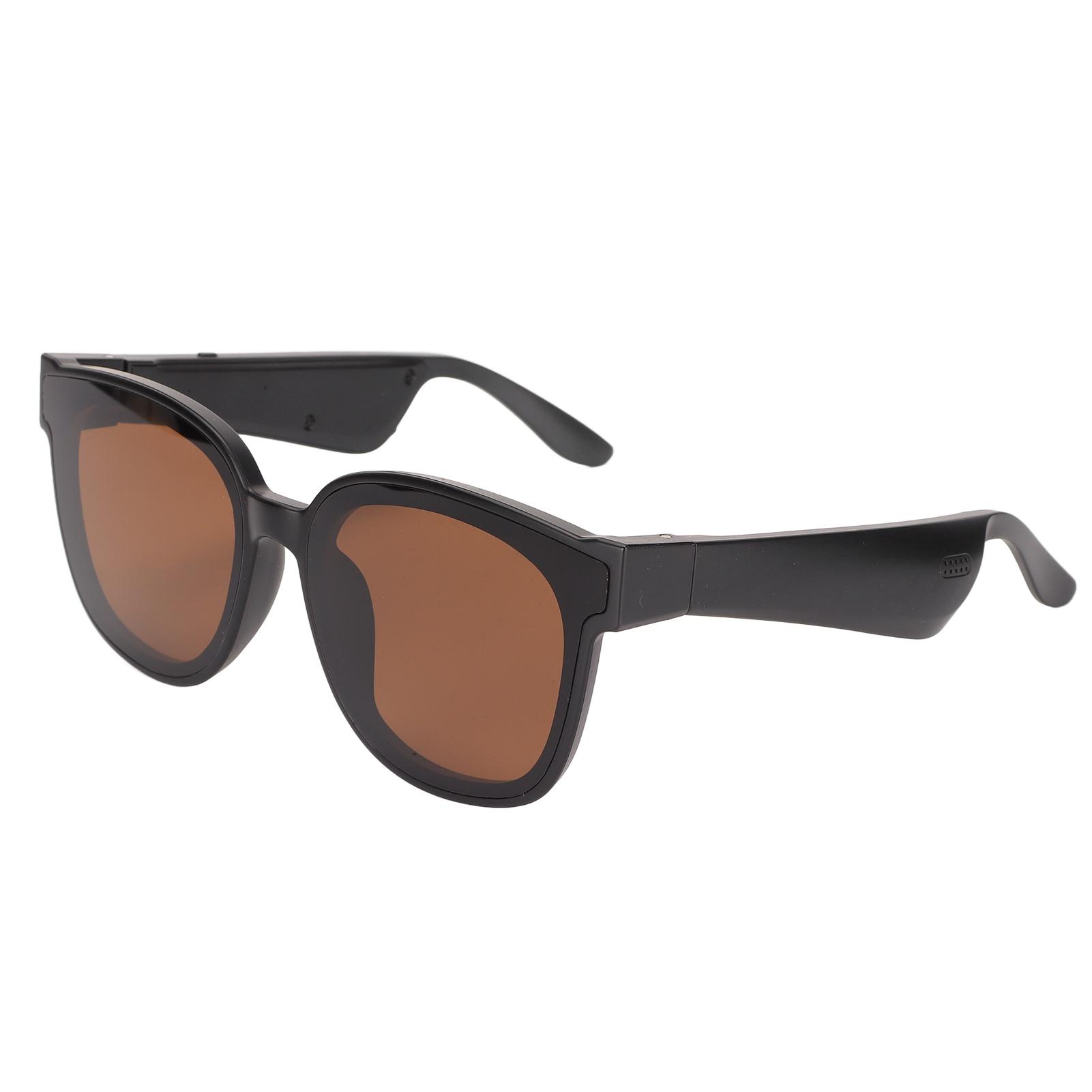 

Bluetooth-окуляри для вулиці, портативні, з шумозаглушенням, розумні сонцезахисні окуляри з високою чутливістю коричневий