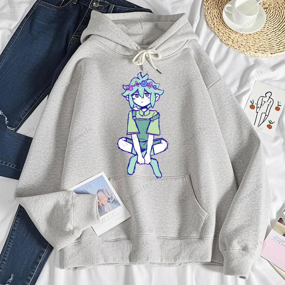 Omori Amusing Games Hoodie Printed Sportswear Unique Hot Selling Autumn and Winter Pullover Cartoon Popular Men Pullover