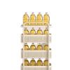 Compact Multi-layer Storage Rack for Kitchen and Bathroom