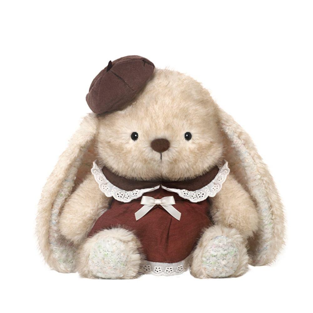 Sleeping Pillow Bunny Plush Toy Comfortable Stuffed Rabbit Walnut Rabbit Doll Birthday Gifts