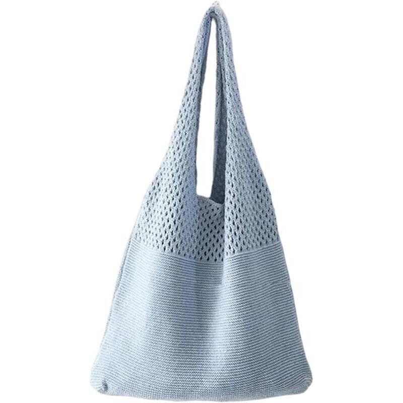 Vintage Knitted Shoulder Bag For Women, Elegant And Chic, Perfect For Daily Use, Large Capacity