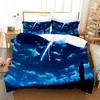Your Name Luxury Bedding Set Japan Anime Cartoon Duvet Cover Set Comforter Bedspread Linen Twin Single Size Printed Home Textile