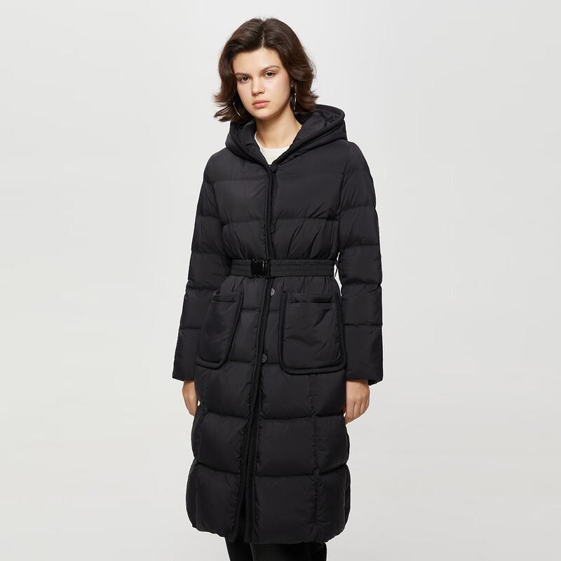 Women's Winter Loose Long Hooded Down Jacket