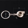 Creative Gift Car Modification Accessories Turbocharger Metal Keychain Waist Hanging Keyring Pendant