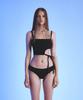 VINAJ Cutout Half-Top Bikini Bra (Black)