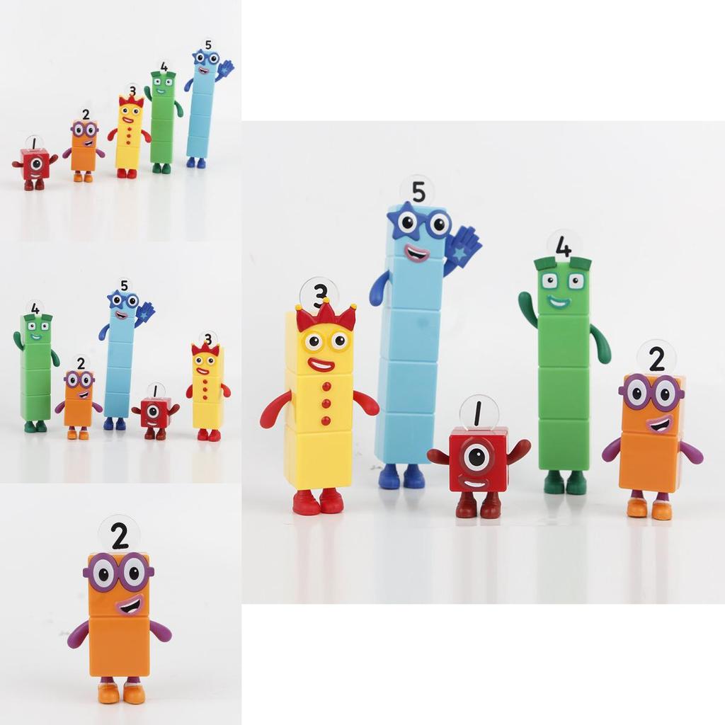 Numberblocks Colorful Building Blocks Cute Transformable Figures For Kids Playtime