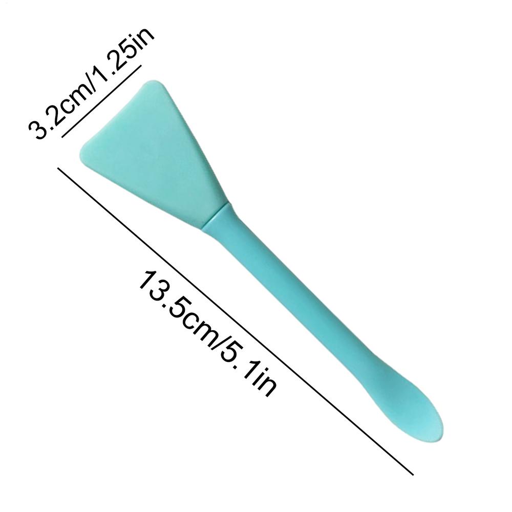 13.5x3.2cm Double Head Face Mask Brush Skincare Spatula Reusable Clay Mask Applicator Multifunctional Facial Beauty Tool