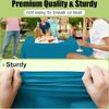 Disposable Table Cloth - 6 Pack, 54 x 108 Inch Waterproof Rectangle Tablecloths for Parties, Decorative Plastic Table Cover, Le