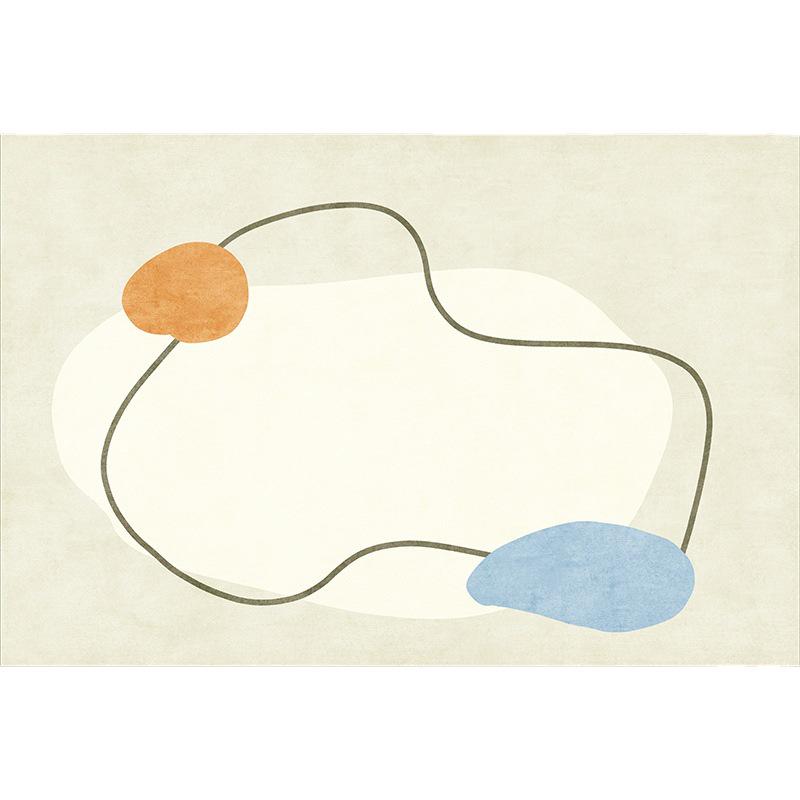 Non-Slip Loop Pile Carpet for Living Room, Bedroom, and Entrance