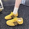 2025 Autumn New Casual Forrest Gump Shoes Versatile Sports Shoes Women's Thick Baseplate Shoes Retro Color Matching German Training Shoes Women's Tide