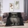 Funny Cat Owl Lover. Meowl Trending Cat Meme Super Warm Blanket Plush Throw Blanket Couch Bed Flannel Bedspread Sofa Bed Cover