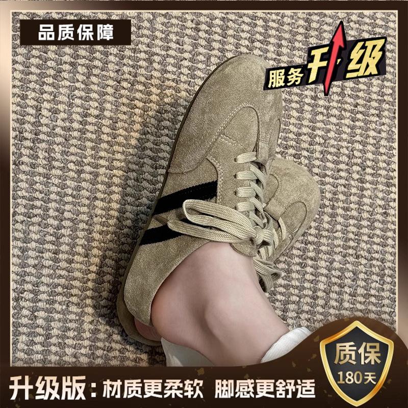 

Temperament bag head half slippers women s outer wear 2025 new spring and autumn super fire thick-soled lazy one foot pedal Dexun Birkenstocks 35