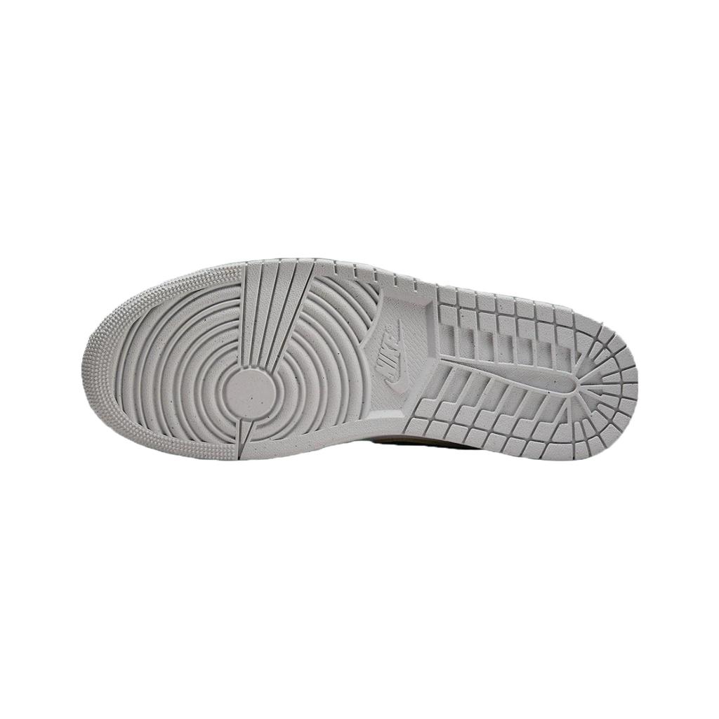 Jordan Air Jordan 1 Leather Coverage Low Top Vintage Basketball Shoes Unisex Coffee FQ7687-300(Team1117)