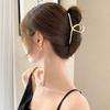 Metal Gold Line Hair Clip 4P SET
