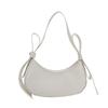 Bag Women's New Popular Niche Design Bow Crescent Bag Premium Texture Portable Messenger Bag Versatile