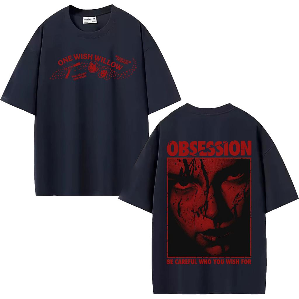 One Wish Willow Obsession 2026 Film Merch T-Shirt Unisex Unisex Harajuku Retro Klassische T-Shirts Locker 100% Baumwolle Übergroßes T-Shirt