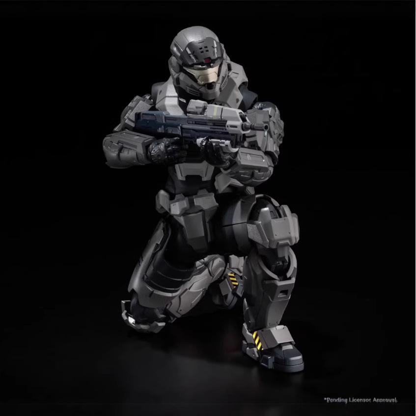 Artikulierter Master Chief PVC Actionfigur Sammlermodell Spielzeug 18cm