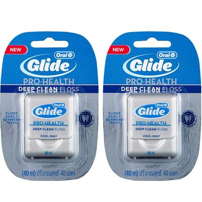 Oral-B Glide Deep Clean Dental Floss 40m, 1 Piece, 2 Pieces