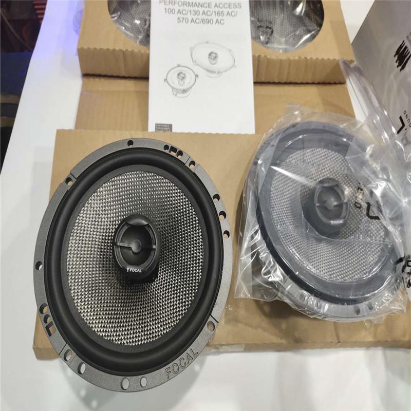 Free Shipping 1 SET FOCAL 165AC 6.5" 120W ACCESS FIBERGLASS CAR COAXIAL SPEAKERS ALUMINUM TWEETERS IN STOCK