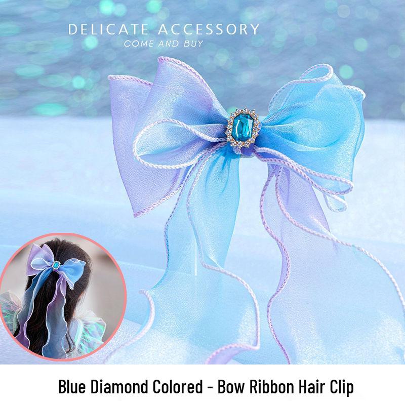 Colorful Bow Braided Hairband for Girls – Princess Ribbon Hairpin Accessory