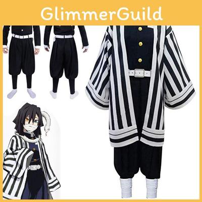 Demon Slayer Kimetsu No Yaiba Cosplay Iguro Obanai Halloween Adult Suit Costume